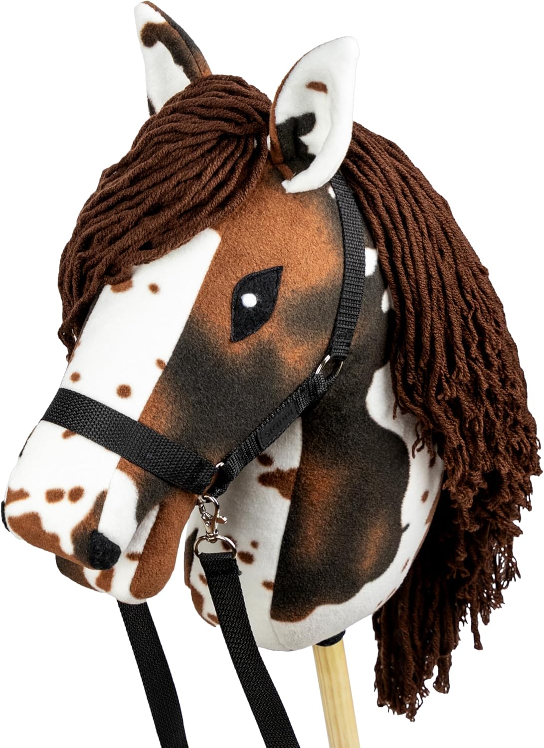 Cheval Hobby Horse Alezan tacheté – Grand Modèle  Cheval Bâton a Chevaucher