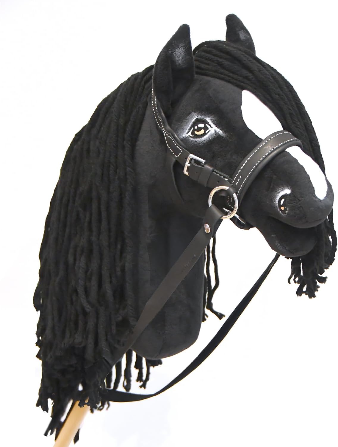 Cheval Hobby Horse frison – tête de cheval