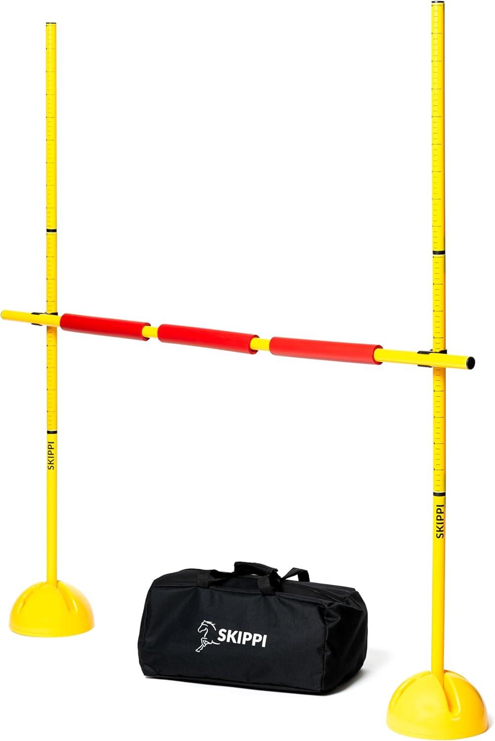 Obstacle Hobby Horse 135 cm – Barre de Saut Réglable et Portable pour Hobby Horsing